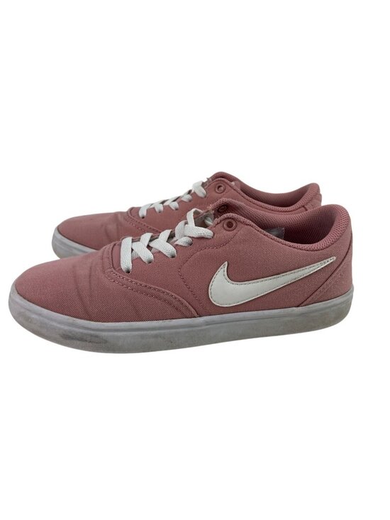 Nike Shoes - Nike SB Check Solarsoft Shoes Women's 7 Rust Pink Canvas Low Athletic Sneakers
